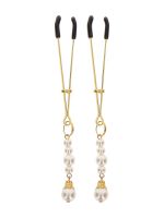 TABOOM Tweezers With Pearls: Nippelklemmen, gold