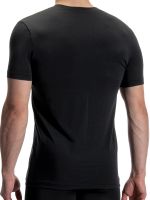 Olaf Benz PEARL2115: V-Neck-Shirt, schwarz