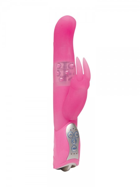 Smile Pearly Bunny Vibrator, pink