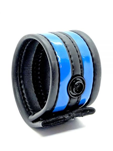 Neoprene Racer Ball Strap: Hodenring, schwarz/blau
