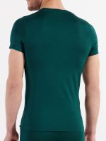 HOM Tencel Soft: T-Shirt, dunkelgrün