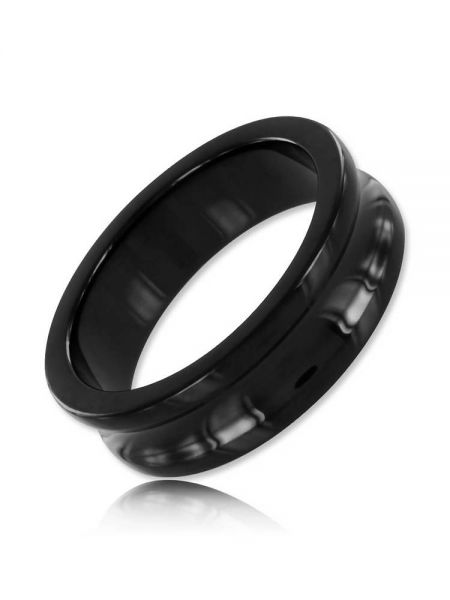 Black Label Black Belowed C-Ring: Edelstahl-Penisring, schwarz