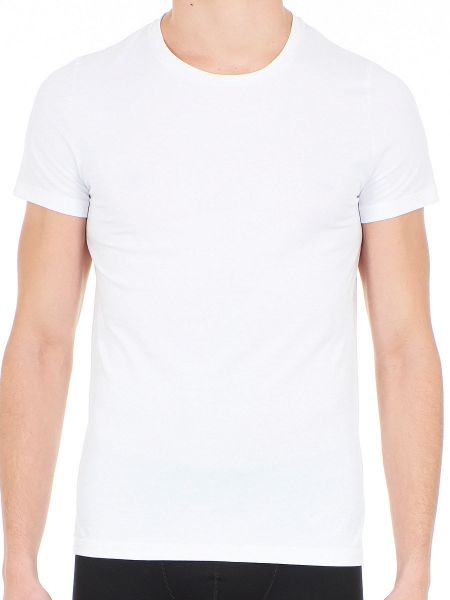 HOM Supreme Cotton: T-Shirt, weiß