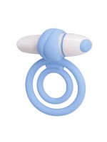 PlayCandi Lollipop: Vibro-Penisring, hellblau