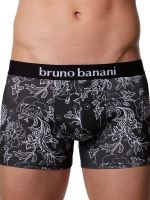 Bruno Banani Blossom: Boxershort 2er Pack, schwarz/weiß print//schwarz