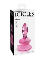 Icicles No.90: Glas-Plug, pink