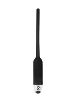 Silikon Dilator: Harnröhrenvibrator, schwarz
