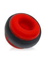 Oxballs Ultracore + Axis: Hodenstretcher, red ice/schwarz