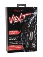 Volt Electro Flare: Electro-Analplug mit Fernbedienung, schwarz