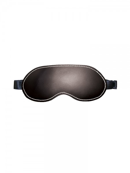 Sportsheets Edge Leather Blindfold: Leder-Augenmaske, schwarz