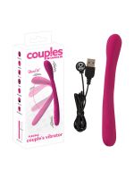 Couples Choice Flexible couples vibrator: Doppelvibrator, lila