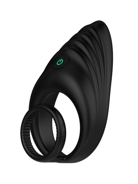 Nexus Enhance: Vibro-Penis-/Hodenring, schwarz