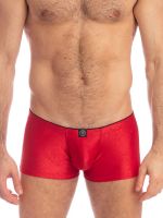L'Homme Barbados: Push Up Shorts, cherry