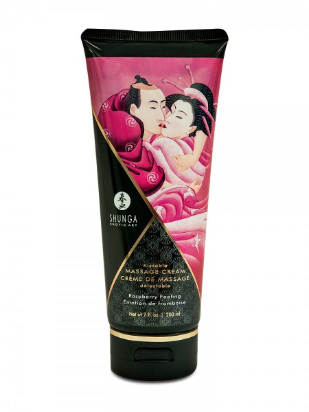 Shunga Kissable Massage Cream Raspberry Feeling (200 ml)