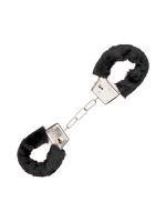 Furry Cuffs: Plüsch-Handschellen, schwarz