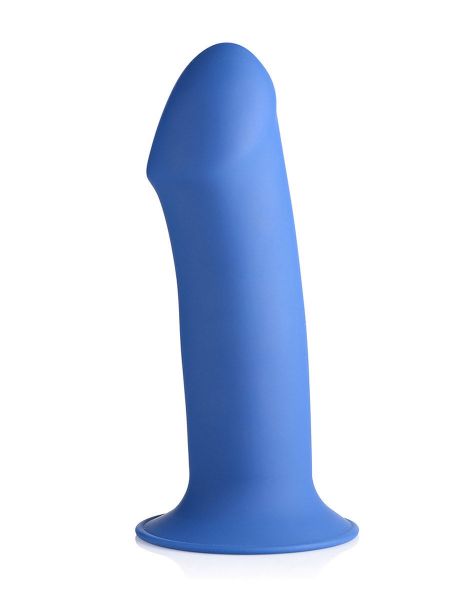 Squeeze-It Squeezable Thick Phallic: Dildo, blau
