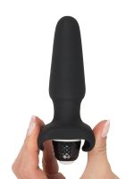 Sweet Smile Rechargeable Butt Plug: Vibro-Analplug, schwarz