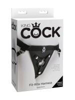 King Cock Fit-Rite: Harness, schwarz