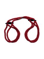 Kink Hogtied Bind & Tie Hamp Cuffs: Bondage-Seil-Fessel, rot