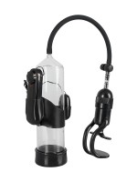 Mister Boner Vibrating Power Pump: Penispumpe, schwarz/transparent