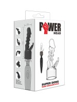Power Wand Super Dong: Vibratoraufsatz, transparent