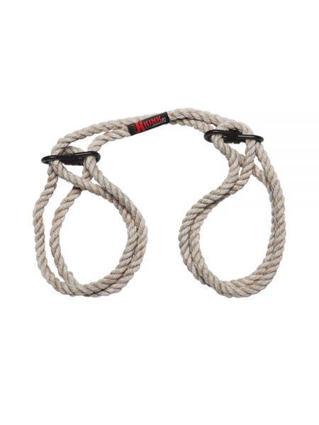 Kink Hogtied Bind & Tie Hamp Cuffs: Bondage-Seil-Fessel, naturell