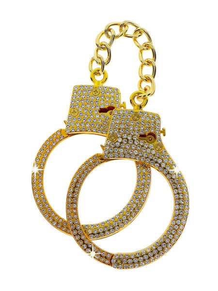 TABOOM Luxury Diamond Wrist Cuffs: Handschellen, gold