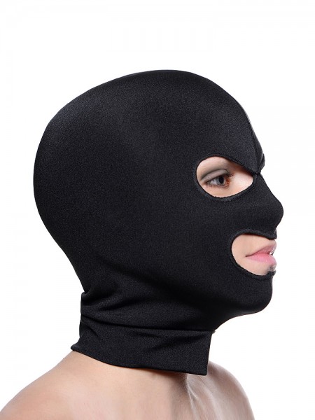 Master Series Facade Hood with Eye and Mouth Hole: Maske, schwarz