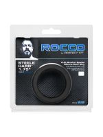 Perfect Fit The Rocco Steel Hard Cock Ring: Silikon-Penisring, schwarz