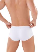 Clever Caribbean: Piping Brief, weiß