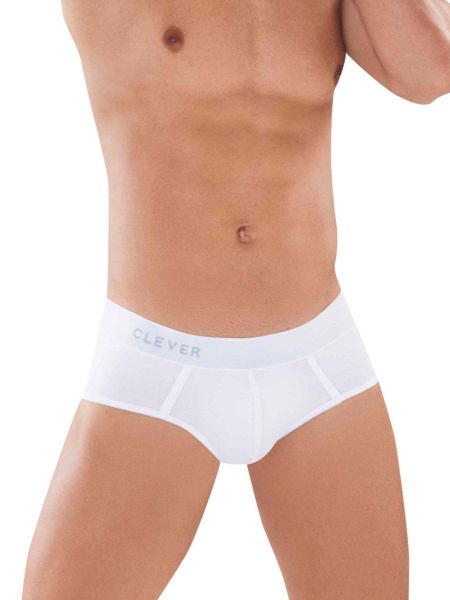 Clever Caribbean: Piping Brief, weiß