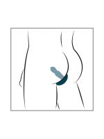 ANOS RC Rotating Prostate: Vibro-Analplug, blau