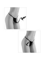 Hookup Remote Bowtie Bikini: Vibro-String mit Fernbedienung, schwarz