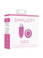 Simplicity Luca: Vibro-Ei mit Fernbedienung, pink