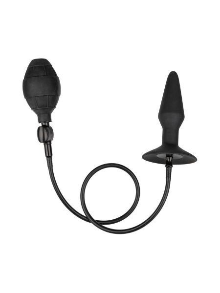Medium Silicone Inflatable Plug: Analplug, schwarz