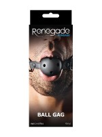 Renegade Bondage: Ballknebel, schwarz