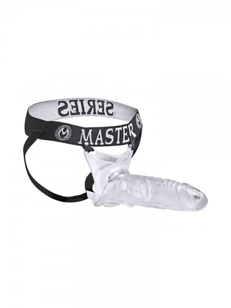 Master Series Grand Mamba XL Cock Sheath: Strap-On (hohl), transparent