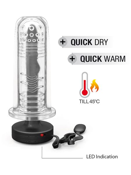 Dorcel Quick Warm: Masturbator-Sleeve-Wärmer, schwarz