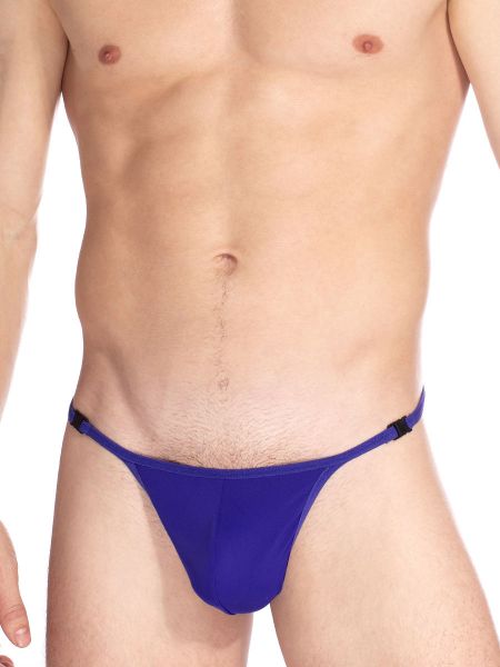 L&#039;Homme Beach Booty: Bade-Stripstring, marine