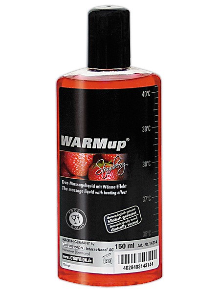 WARMup Massageöl: Erdbeer (150ml)