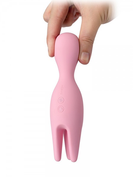 Svakom Nymph: Paarvibrator mit rotierenden Fingern, pink