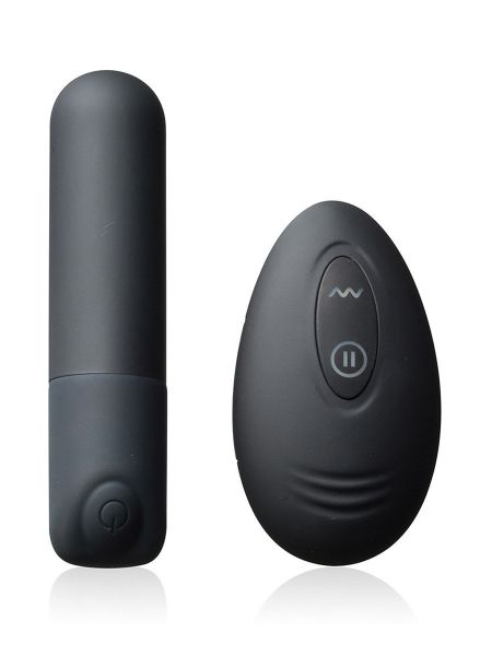 Inty Toys Pulse Vibrator: Minivibrator mit Fernbedienung, schwarz