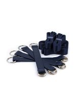 Bondage Couture Tie Down Straps: BDSM-Fesselriemen, blau