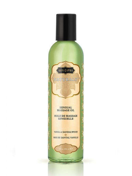 Kama Sutra Naturals Massage Oil Vanilla Sandalwood: Massageöl (236 ml)