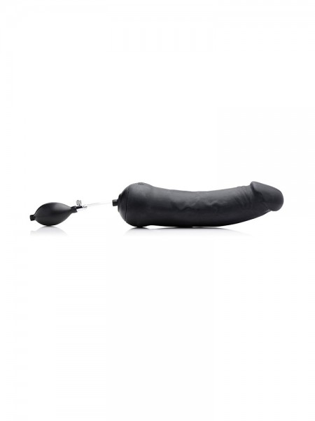 Tom of Finland Tom's Inflatable Dildo: Dildo mit Pumpe, schwarz