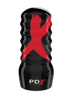 PDX Air-Tight Stroker: Masturbator, schwarz/transparent
