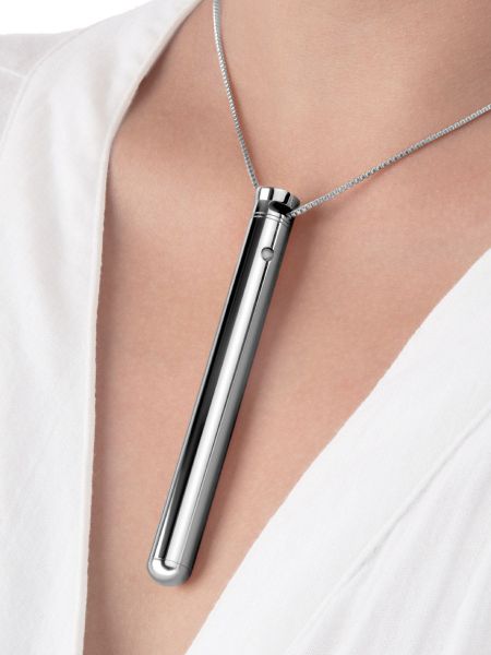 Le Wand Necklace Vibe: Vibrator-Halskette, silber