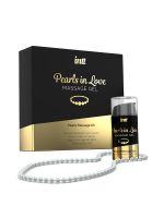 intt Pearls in Love Massage Kit: Intim-Massagegel mit Perlenhalskette (15 ml)