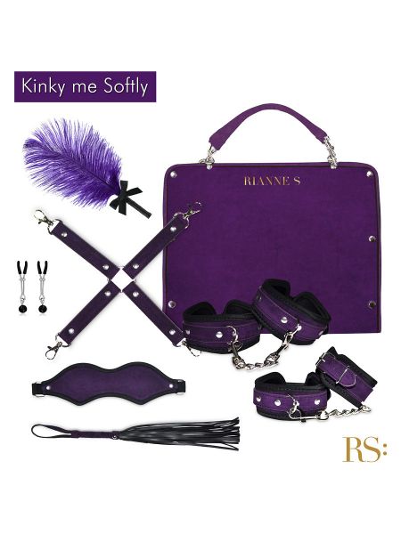 Rianne S Kinky Me Softy: Bondage-Set 7-teilig, lila
