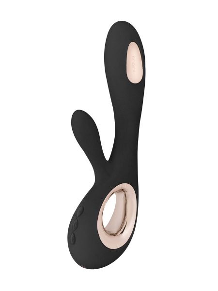 Lelo Soraya Wave: Bunnyvibrator, schwarz/roségold